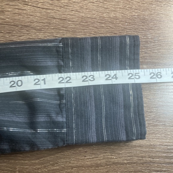 Vintage Wrangler Black Pearl Snap Shirt Adult XLT Rancher Cowboy Striped Mens - Picture 6 of 8